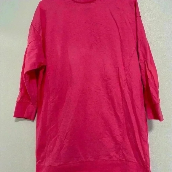 ASOS Tunic Womens Size 6 Pink Oversize Long Sleeve Casual Comfort Dress - Picture 6 of 8